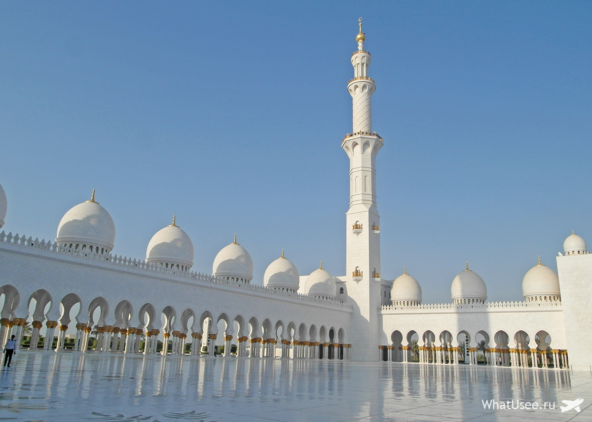 Фото мечети шейха Зайда в Абу-Даби