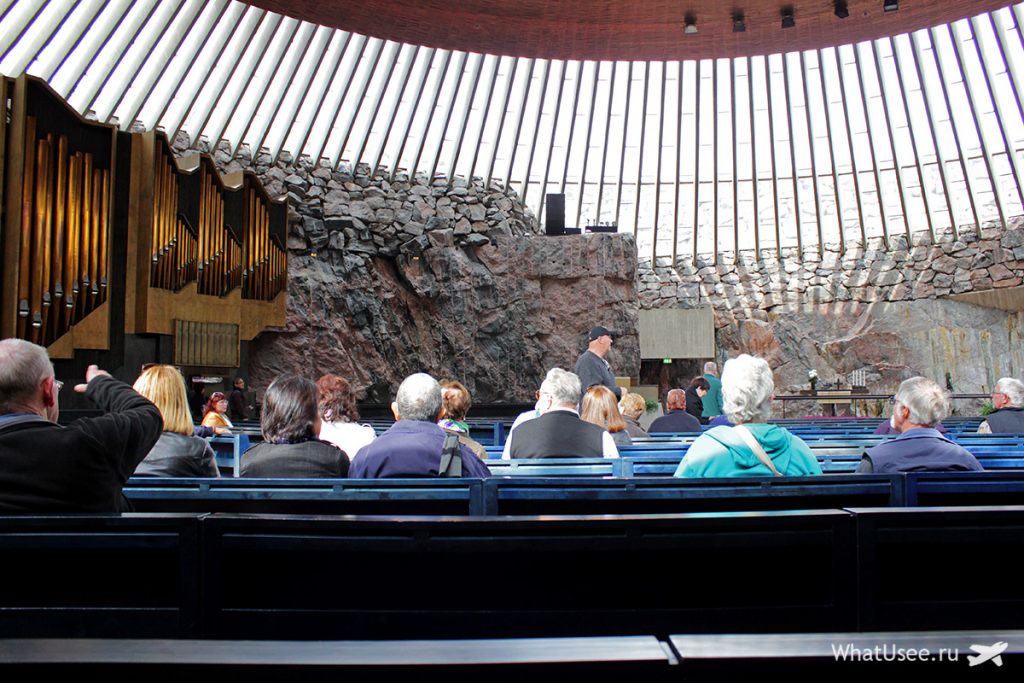 Церковь Темппелиаукио в Хельсинки