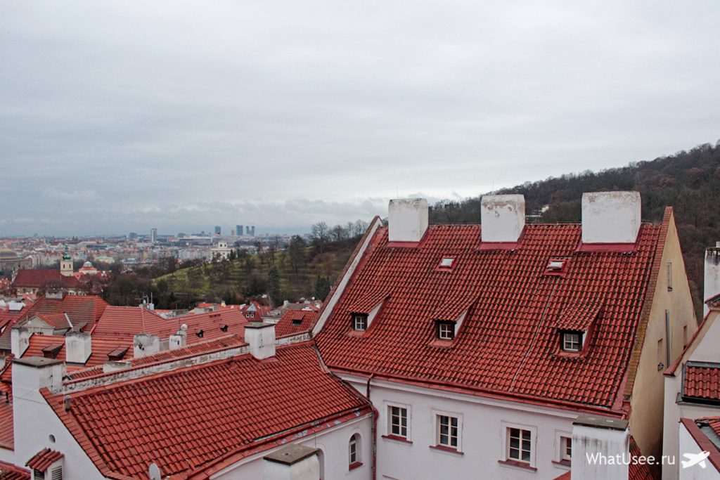 Вид на Прагу с Пражского Града