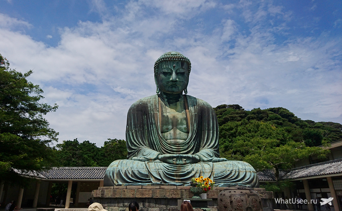 Период камакура. Великий Будда Камакура. Статуя Будды Камакура. Великий Будда в Камакуре. Будда Камакура Япония.